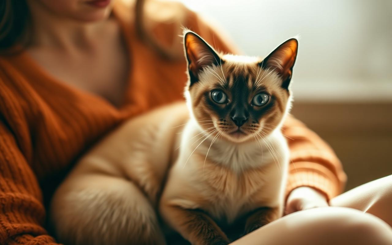 El comportamiento del gato Siamés: ¿Es la raza más cariñosa?