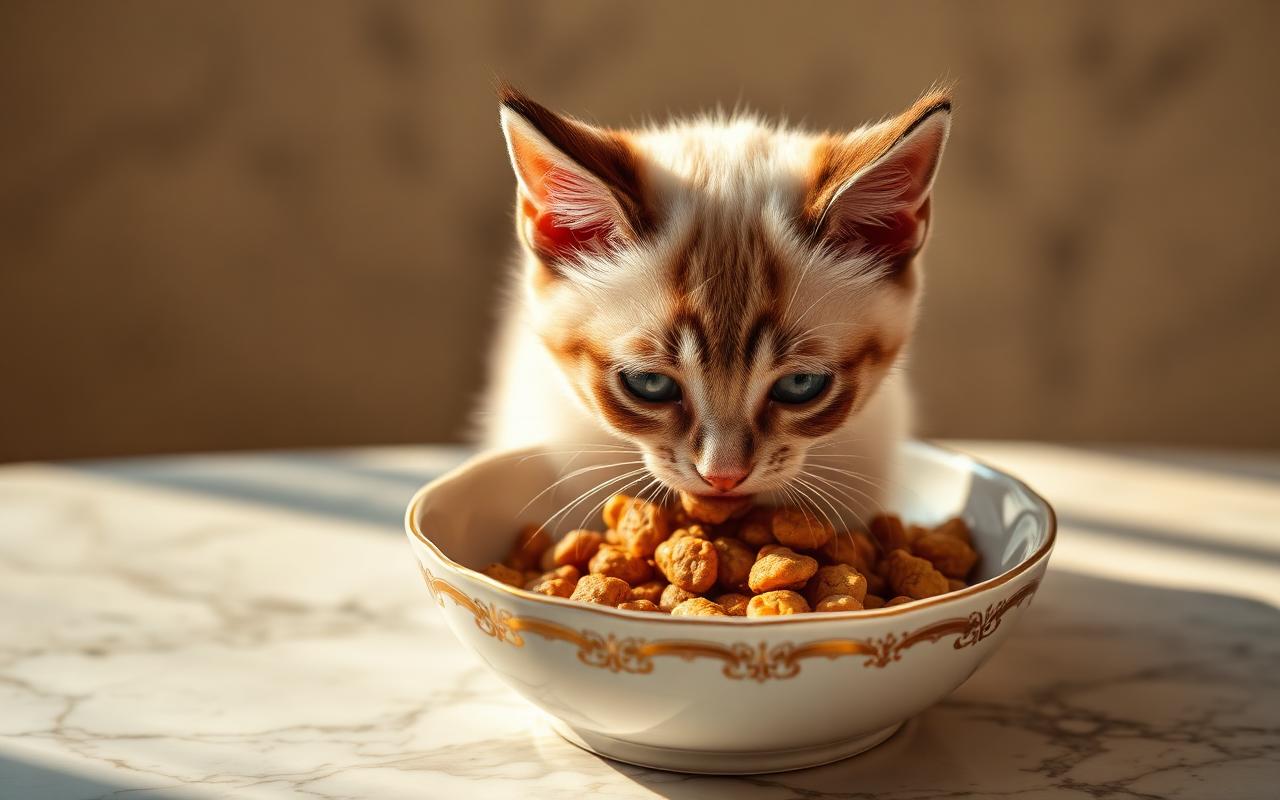La mejor alimentación para mantener el pelaje brillante de tu Siamés.